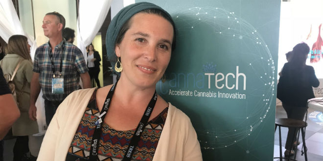 Cannabis expert Sarah Zadok at CannaTech 2018