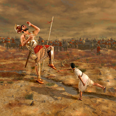 The little young David against Goliath?