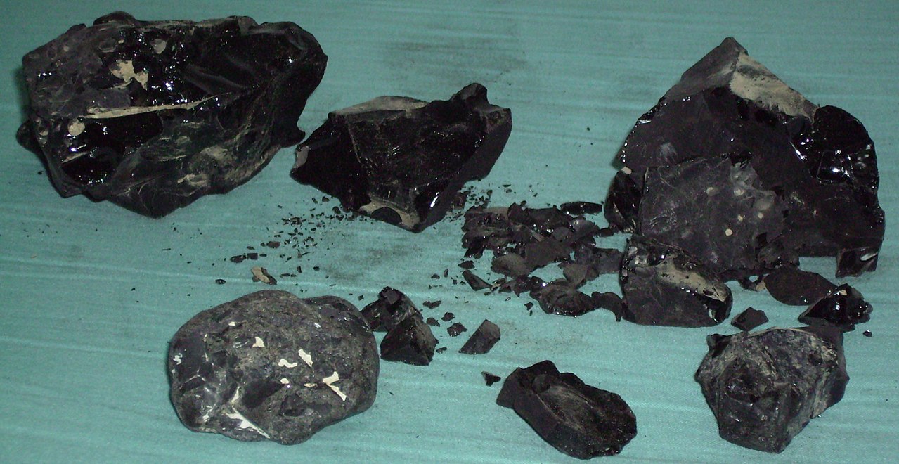 Natural bitumen (asphalt) from the Dead Sea