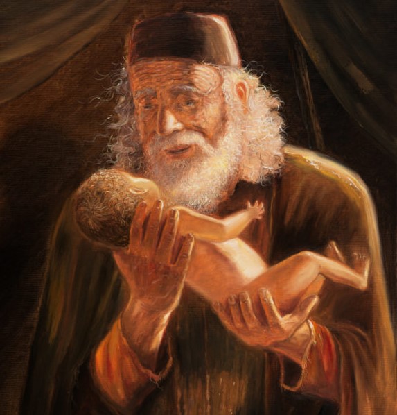Avraham and his son Yitscak through whom a nation will be born